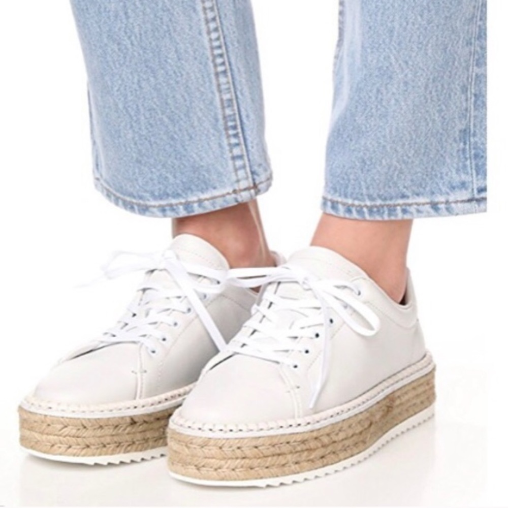 White Rag & Bone Espadrille Sneakers
